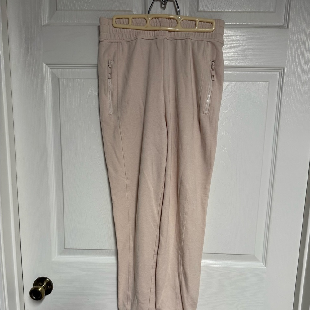 Fabletics Cream Joggers with Elastic Waistband